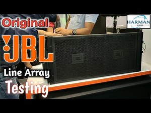JBL Line Array Testing Demo Many More