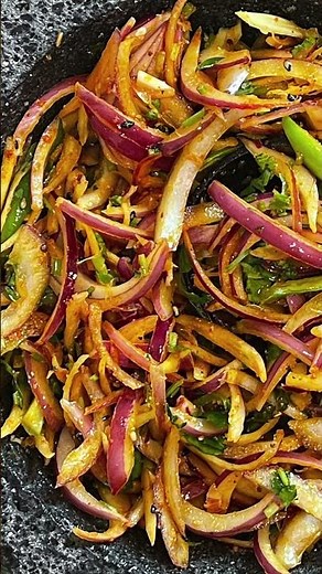Instant Onion Chili Sesame Pickle
