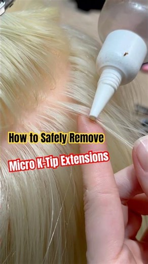 How to Safely Remove Micro K-Tip Extensions | K-Tip Removal: The Best Way to Take Out Extensions
