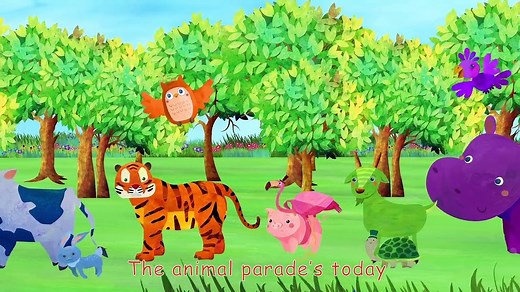 Color Songs Collection | Red, Orange, Yellow, Green, Blue, Purple, Pink - ABCkidTV