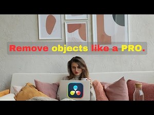 How to REMOVE objects using DaVinci Resolve // Object Removal Effect - Tutorial