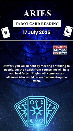 Aries Tarot Card Reading | 17 July Zodiac | Astrology & Prediction of the Day | #short #tarot