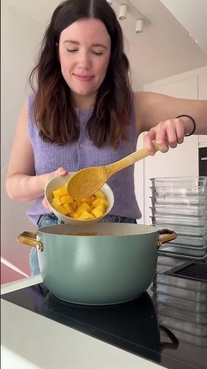 Curry met kip en mango