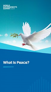 Is peace merely the absence of violent conflict? Prof. Ashok Swain of Uppsala University and UNESCO Chair on International Water Cooperation elaborates. #WorldGovSummit #WGS24 | World Governments Summit - القمة العالمية للحكومات