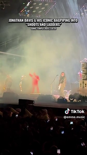 Korn Show Highlights with Bagpipes at Sonic Temple 2025