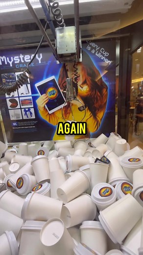 Day 15 Mystery Cup Claw Machine iPad Win Challenge