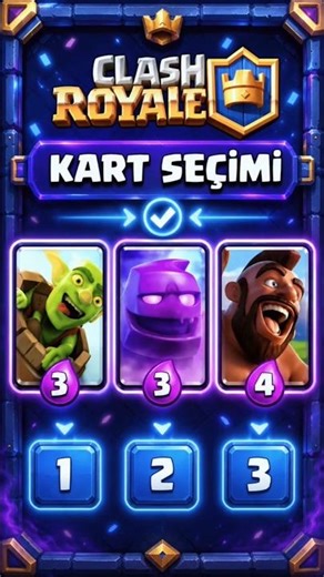 seçtiğiniz kart ile deste oluşturuyoruz #clashroyale 😁 #challenge