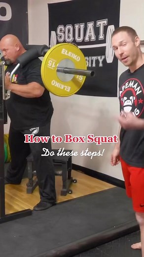 Box Squat 101. #squat #powerlifting #fitness #fit #gym #workout #GetTheWChallenge #legday #boxsquat #lifting