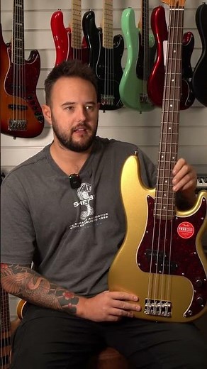 #squier FSR Limited Edition Classic Vibe 60s Precision Bass Aztec Gold