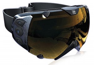 Transcend - skidglasögon med GPS. Håll koll på var du är i backen.