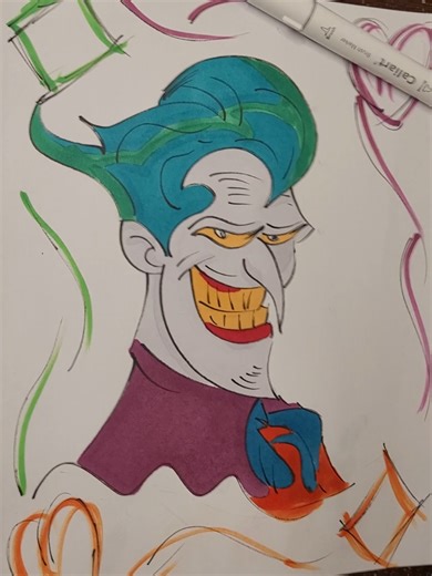 Joker Coloring Page for Easy Fun