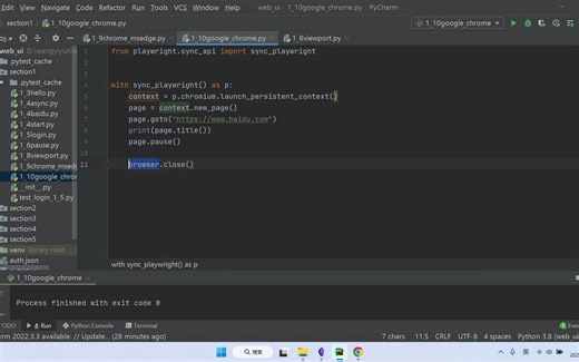 playwright1.10 启动本地chrome加载缓存