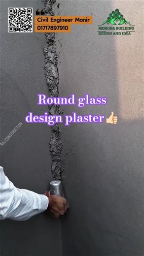 Round glass design plaster_#Construction#Engineering plan