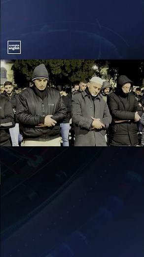 Palestinians Pray in Jerusalem’s Al-Aqsa