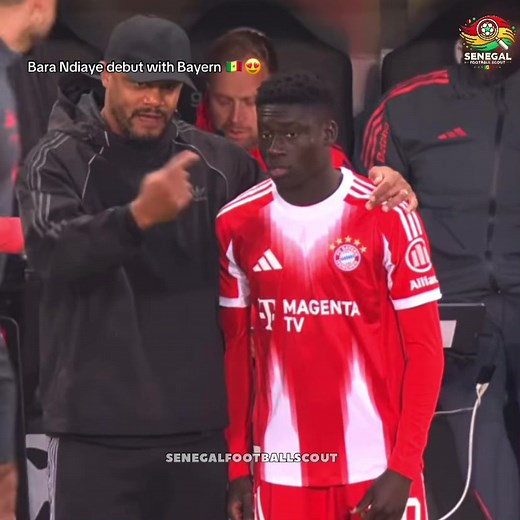 Bara Sapoko Ndiaye Debuts for Bayern Munich 🇸🇳⚽️