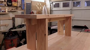 Making a bench with 2x4s #woodworking #diy | Gerber Design Co