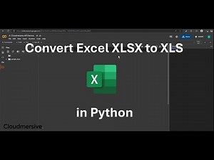 How to Convert XLSX to XLS in Python
