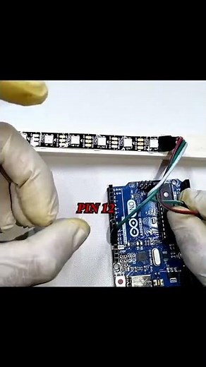 Knight Rider Arduino pixel led WS2812B | #shorts
