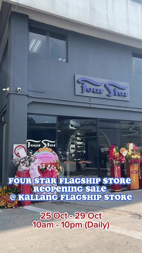 Four Star Flagship Store Reopening Sale at Kallang