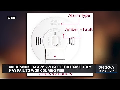 Kidde Smoke Alarms Recalled; May Fail To Work During Fire
