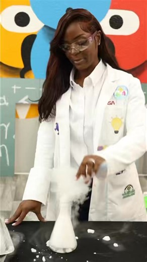 Sublimation in real life! Dry ice warm water gave me all the fog, and a little dish detergent at the end turned it into those crazy bubbling clouds. It still amazes me how simple ingredients can make the coolest reactions. STEM stays fun over here! | Balancing The Equation 21st Century Learning, Inc