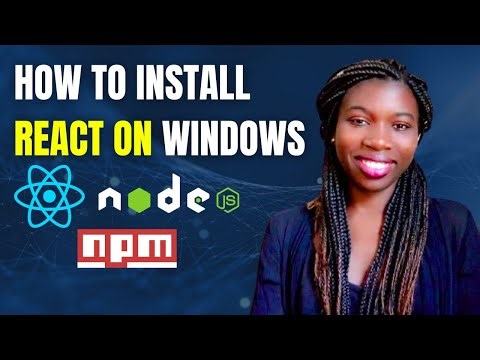 How to Install React on Windows | Introduction to React #reactjs