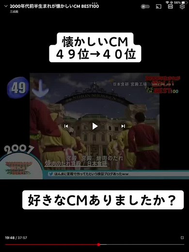 懐かしいCM特集！40位から49位を紹介