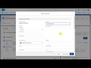 Salesforce Lightning 101.1 Adding a Contact