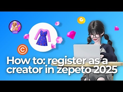 HOW TO: REGISTER AS A CREATOR IN ZEPETO 2025 (ZEPETO STUDIO)