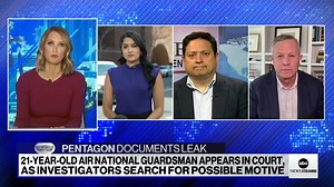 "Texeria shouting out 'I love you Dad' as he left the court room in handcuffs." ABC News' Reena Roy has the latest details from outside the courthouse where a 21-year-old is under arrest in connection with the leak of classified documents. | ABC News Live