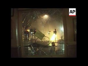 Dramatic shots immediately after London bombing