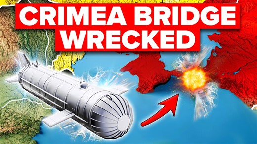Ukrainian UNDERWATER Drone ‘Marichka’ Hits Crimea Bridge in HUGE BLAST