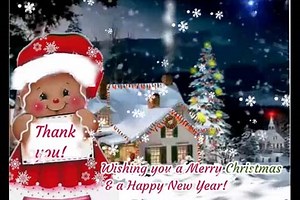 Christmas Thanks Note!