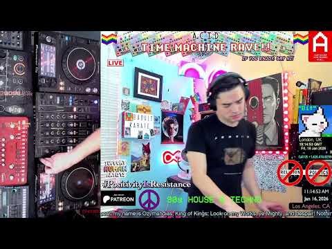 TIME MACHINE RAVE - Ep. 1389 - Deep ACID Consciousness 🧠🔌 - 90s House & Techno