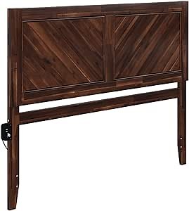 AFI, Canyon Queen Solid Wood Rustic Farmhouse Headboard, Barnwood