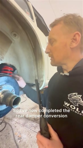 WOLF Developments Ltd on Instagram: "🔸 Rear damper conversion kit fitted today to a TR5 for one of our trade clients @revington_tr using their own conversion kit that they have developed over many years. These kits replace with original strong arm dampers, or in this case the aftermarket unsuitable conversion kit by another manufacturer. It offers fully adjustable dampers relocated to inside of the coil spring, offering much better handling due to the new angle and positioning. With this kit co