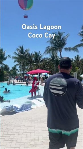 Pool area at Coco Cay