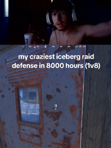 Craziest Iceberg Raid Defense: 1v8 Survival in Rust