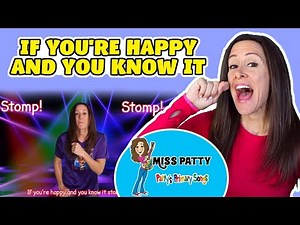 Learn If You're Happy and You Know it Nursery Rhyme (Official Video) Kids Music by Patty Shukla