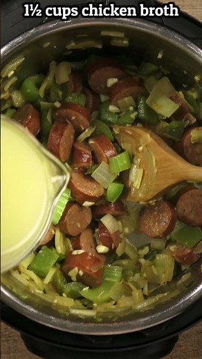 Zatarain's Red Beans and Rice with Andouille Sausage - Cooked in Instant Pot #shorts