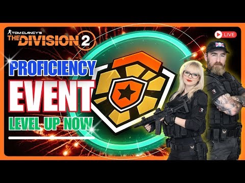 🔴 LIVE | Proficiency Event — Fast XP Farming Starts Now | The Division 2