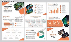 Professional Research Powerpoint Template - Editable Scientific Presentation Slides - Etsy