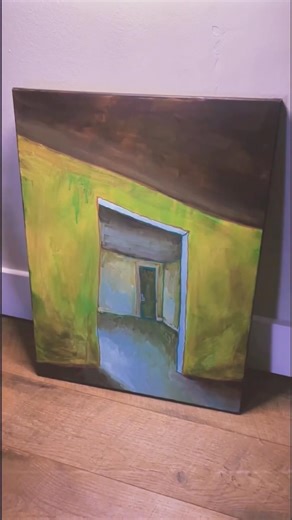 Painting the backrooms (level0) #backrooms #liminalspace #painting #art
