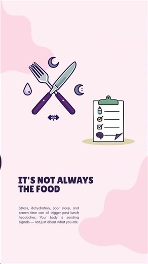 Headache After Lunch? Look for THIS Instead #wellness #healthtips