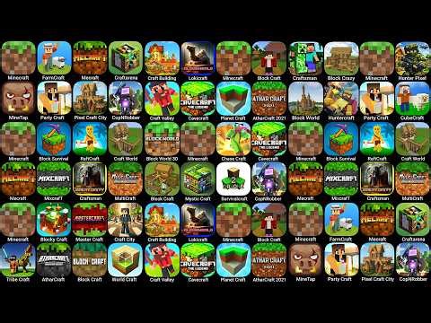 Minecraft,Blocky Craft,Craftsman Friends,Block World 3D,Block Survival,Lokicraft,Craft Valley