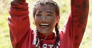 NC State grad Abby Lampe wins second Gloucester Cheese Roll