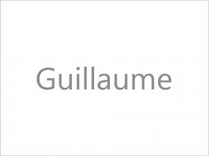 How to Pronounce Guillaume