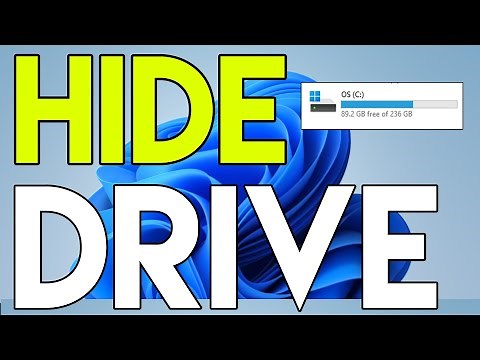How To Hide Drive In Windows 11