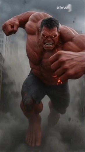 Green Hulk vs Red Hulk | Full Fight #hulk #ai