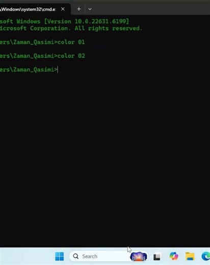 Windows cool tricks | fun cmd windows 10 /11 #viralvideo❤❤ #viral #viralshorts #video #microsoft